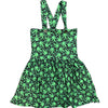 Cannabis Leaves Suspender Skirt Dress