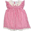 Pink & White Gingham Baby Doll Dress
