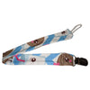 Cookies & Milk Fabric Pacifier Clip