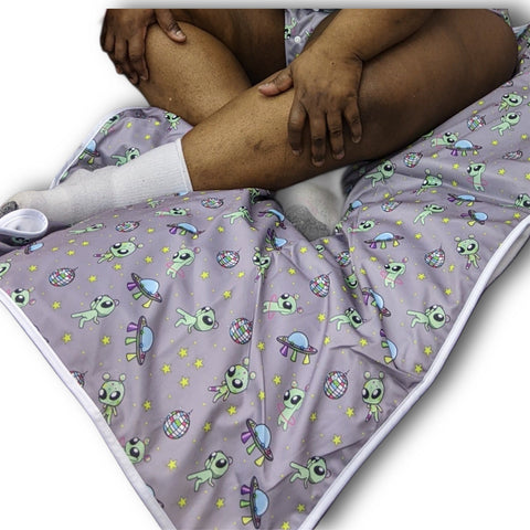 Disco Aliens Adult Changing Mat second image