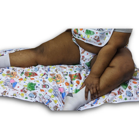 Let's Play Ball Adult Changing Mat second image