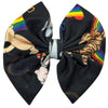 Pride Little Bear Fabric Hair Bow