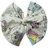 Unicorn Animals Fabric Hair Bow
