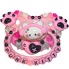 Punk Kitty Hand Crafted Deluxe Pacifier