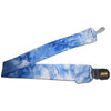 Tye-Die Blue Fabric Pacifier Clip