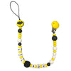 Lil Boy Bat Silicone Teether Pacifier Clip