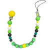Lil One Dino Silicone Teether Pacifier Clip
