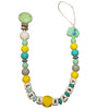 Lil Baby Peacock Silicone Teether Pacifier Clip