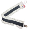 Kitty Ruffle Deluxe Pacifier Clip