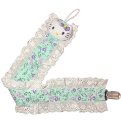 Ruffle Deluxe Pacifier Clip