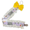 Trick or Treat Dino Plush Ruffle Deluxe Pacifier Clip