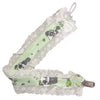 Silly Panda Plush Ruffle Deluxe Pacifier Clip