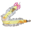 Hunny Bunny Plush Ruffle Deluxe Pacifier Clip