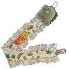 Veggisaurus Dinosaur Plush Ruffle Deluxe Pacifier Clip