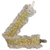 Bunny Plush Ruffle Deluxe Pacifier Clip