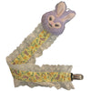 Bunny Plush Ruffle Deluxe Pacifier Clip