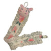 Bunny Plush Ruffle Deluxe Pacifier Clip