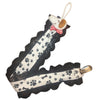 Dogs & Paws Plush Ruffle Deluxe Pacifier Clip
