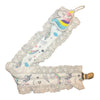 Magical Unicorns Plush Ruffle Deluxe Pacifier Clip