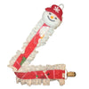 Christmas Plush Ruffle Deluxe Pacifier Clip