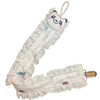 Bear Plush Ruffle Deluxe Pacifier Clip