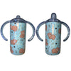 Fall Bear 12oz Stainless Steel Sippy Cup With Handle