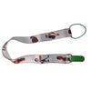 Cartoon Bear Fabric Pacifier Clip