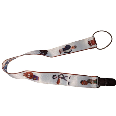 Cartoon Bear Fabric Pacifier Clip second image