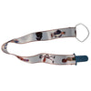 Cartoon Bear Fabric Pacifier Clip