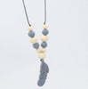Feather Silicone Chewing Teether Necklace