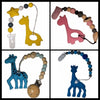 Giraffe Variety Silicone Chewing Teether