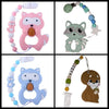Raccoon Squirrel Variety Silicone Chewing Teether