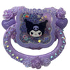 Goth Bunny Hand Crafted Deluxe Pacifier