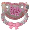 Baby Girl Hand Crafted Deluxe Pacifier