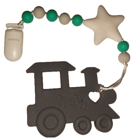 Train Variety Silicone Chewing Teether second image