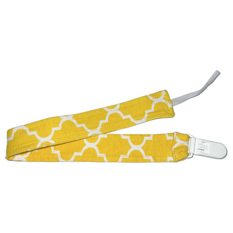 Lil Moroccan Fabric Pacifier Clip second image
