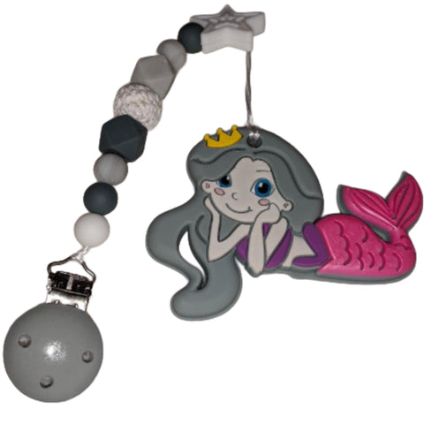 Mermaid Variety Silicone Chewing Teether second image