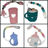 Drinks Silicone Teether Chewing Toy Pacifier Clip VARIETY
