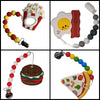 Food Silicone Teether Chewing Toy Pacifier Clip VARIETY