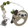 Sloth Silicone Teether Chewing Toy Pacifier Clip
