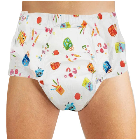 Bambino DISCONTINUED Skooldoole ABDL 1 Adult Diaper Sample second image