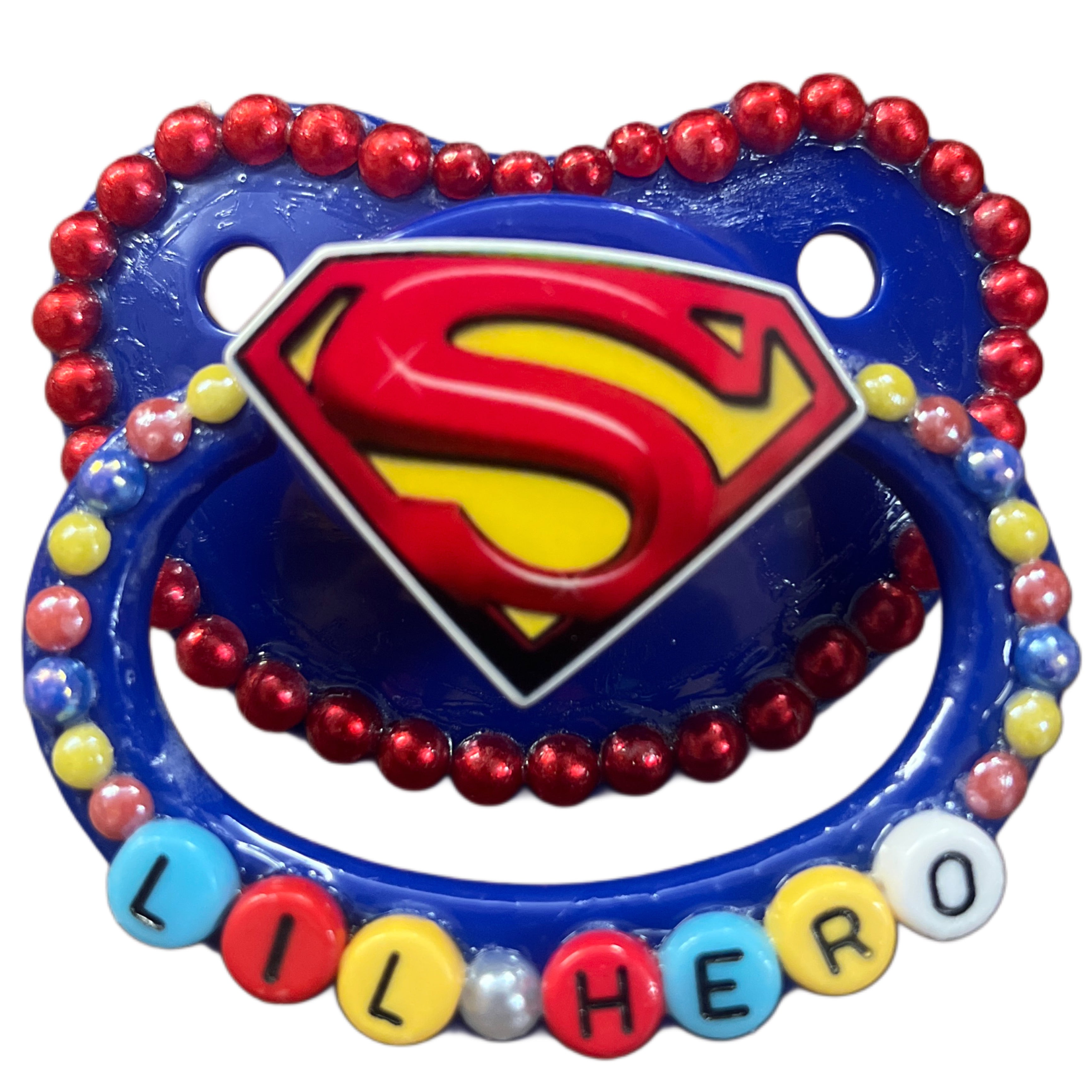 Lil Hero Hand Crafted Deluxe Pacifier | LKB Boutique