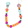 Coffee Silicone Teether Pacifier Clip