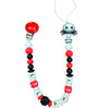 Skeleton Silicone Teether Pacifier Clip