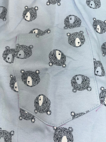 *DEFECT* Squishyabdl Blue Bear Cotton Romper second image