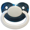 Clear Blue & Grey Large Adult Pacifier