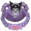 Goth Bunny Hand Crafted Deluxe Pacifier