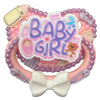 Baby Girl Hand Crafted Deluxe Pacifier