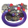 Purple Steampunk Hand Crafted Deluxe Pacifier