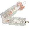 Breakfast Bunny Ruffle Deluxe Pacifier Clip